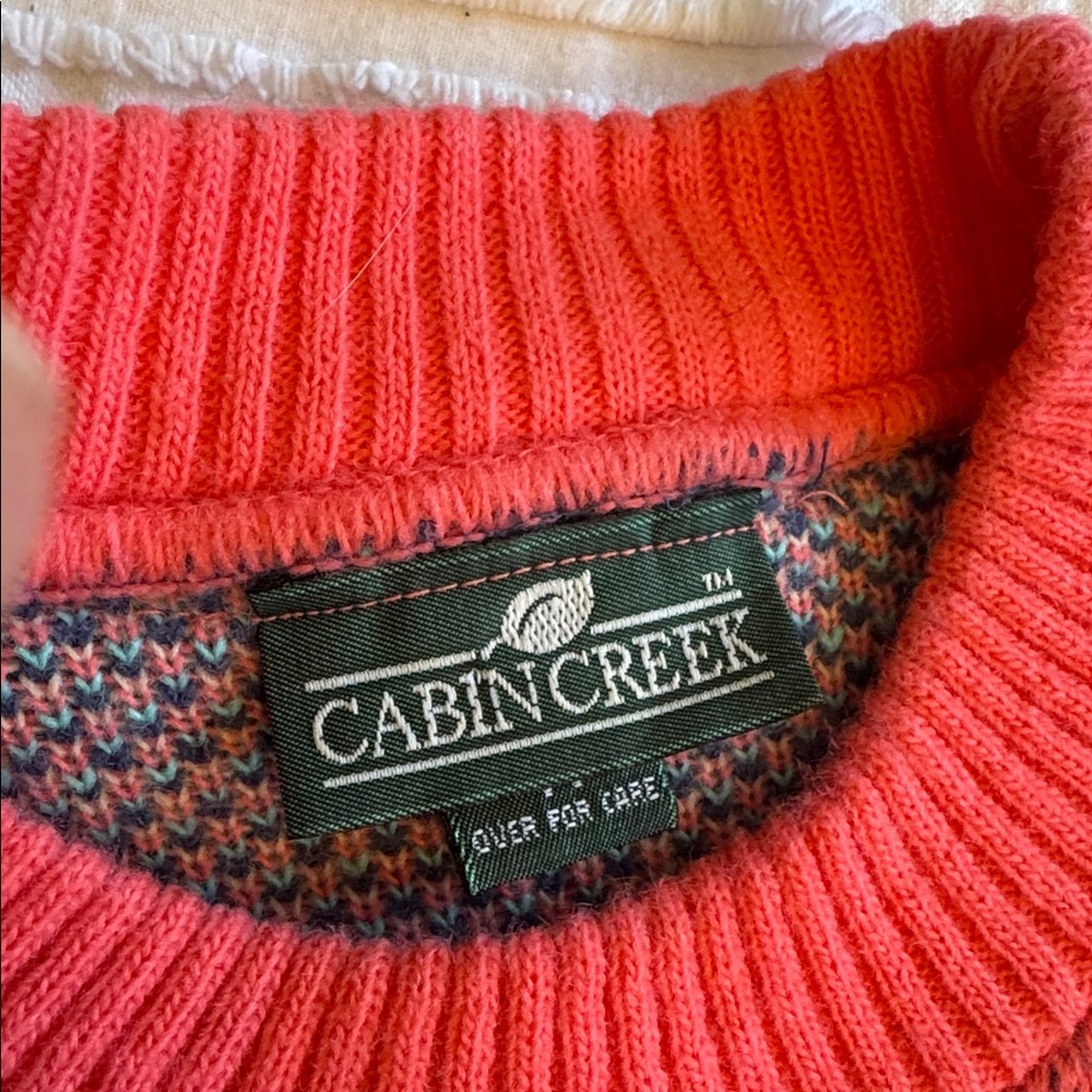 Vintage 70’s Aztec Ski Sweater sz M USA - Picture 7 of 8